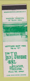 Matchbook Cover - Lucy Whyman Hotel Tolleson AZ