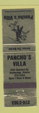 Matchbook Cover - Pancho's Villa Anchorage AK WEAR