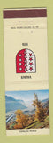 Matchbook Cover - Switzerland Vallee du Rhone Valais