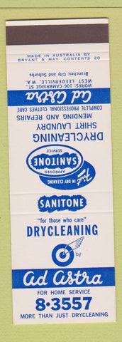 Matchbook Cover - Ad Astra Dry Cleaning West Leederville Australia SAMPLE