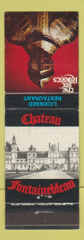 Matchbook Cover - The Six Knights Cheateau Fontainebleau Auckland New Zealand