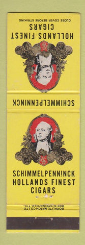 Matchbook Cover - Schimmelpenninck Cigars South Africa