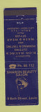 Matchbook Cover - Sharon Beauty Salon Levin New Zealand