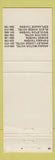 Matchbook Cover - Green Bottle Liquor New Zealand