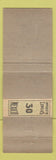 Matchbook Cover - La Central Mexico Railroad