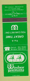 Matchbook Cover - Windsor Raceway Horse Racing Windsor ON