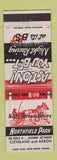Matchbook Cover - Northfield Park Horse Racing between Cleveland Akron OH