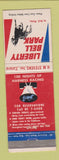 Matchbook Cover - Liberty Bell Park Horse Racing Philadelphia PA