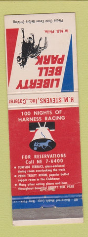 Matchbook Cover - Liberty Bell Park Horse Racing Philadelphia PA