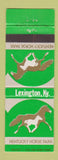 Matchbook Cover - Kentucky Horse Park Racing Lexington KY