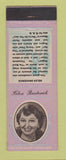 Matchbook Cover - 1930's Diamond Movie Stars Helen Broderick LAVENDER