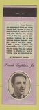 Matchbook Cover - 1930's Diamond Movie Stars Frank Coghlan Jr LAVENDER