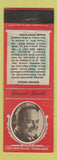 Matchbook Cover - 1930's Diamond Movie Stars Edward Arnold RED