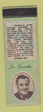 Matchbook Cover - 1930's Diamond Movie Stars Leo Carrillo  GREEN