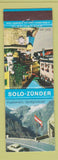 Matchbook Cover - Solo Zunder Fuschertorl GroBglockner