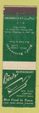 Matchbook Cover - Bird's Restaurant San Juan Puerto Rico Airport
