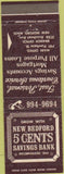 Matchbook Cover - 5 Cents Savings Bank New Bedford MA