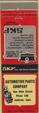 Matchbook Cover - SKF Bearings Jackson CA