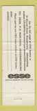 Matchbook Cover - Esse Heater South Africa WEAR