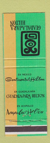 Matchbook Cover - Guadalajara Hilton Mexico