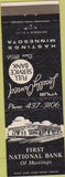 Matchbook Cover - First National Bank Hastings MN