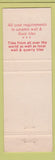 Matchbook Cover - Lehmann Brothers Tiles Alexandria Blacktown Kirawee Australia