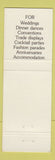 Matchbook Cover - Hotel Enfield Catering Australia