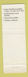 Matchbook Cover - Surveyor General Inn Berrima Australia