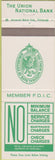 Matchbook Cover - Union National Bank Pittsburgh PA