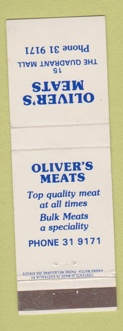 Matchbook Cover - Oliver's Meats Australia