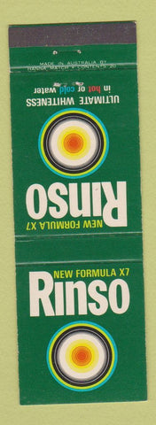 Matchbook Cover - Rinso Shampoo? Australia