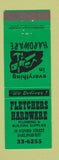 Matchbook Cover - Fletchers Hardware Darlinghurst Australia