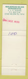 Matchbook Cover - Maxicrop Soil Nutrient New Zealand Johnsonville