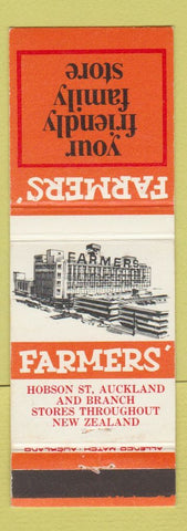 Matchbook Cover - Farmers' Store Auckland New Zealand