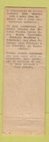Matchbook Cover - Fazenda Chapeu De Couro Minas Gerais Brazil