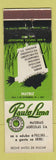 Matchbook Cover - Paulo Lima Materials Agricolas Rio De Janeiro Brazil