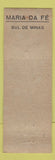 Matchbook Cover - Paulo Lima Materials Agricolas Rio De Janeiro Brazil