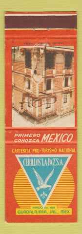 Matchbook Cover - Cerillos La Paz Guadalajara Mexico