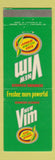 Matchbook Cover - New Vic Lemon Detergent Australia
