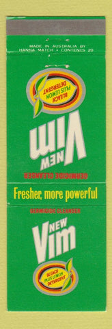 Matchbook Cover - New Vic Lemon Detergent Australia