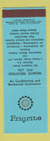 Matchbook Cover Frigrite Industries Air Conditioning Sydney Australia Melbourne