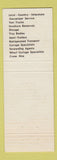 Matchbook Cover - Melbourne Transport Holdings Australia