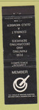 Matchbook Cover - Member New Zealand Guild of Master Painters
