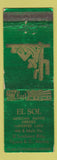 Matchbook Cover - El Sol Mexican Dresses Tijuana Mexico WORN
