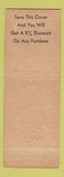 Matchbook Cover - El Sol Mexican Dresses Tijuana Mexico WORN