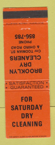 Matchbook Cover - Brooklyn Dry Cleaners New Zealand