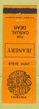 Matchbook Cover - Man's Shop Tauranga New Zealand Jeanery