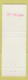 Matchbook Cover - Sparrow Brothers Men's Clothes Ashburton New Zealand