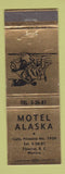 Matchbook Cover - Motel Alaska Tijuana Mexico WEAR