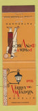 Matchbook Cover - Virrey De Menzoa Hotel Morelia Mexico